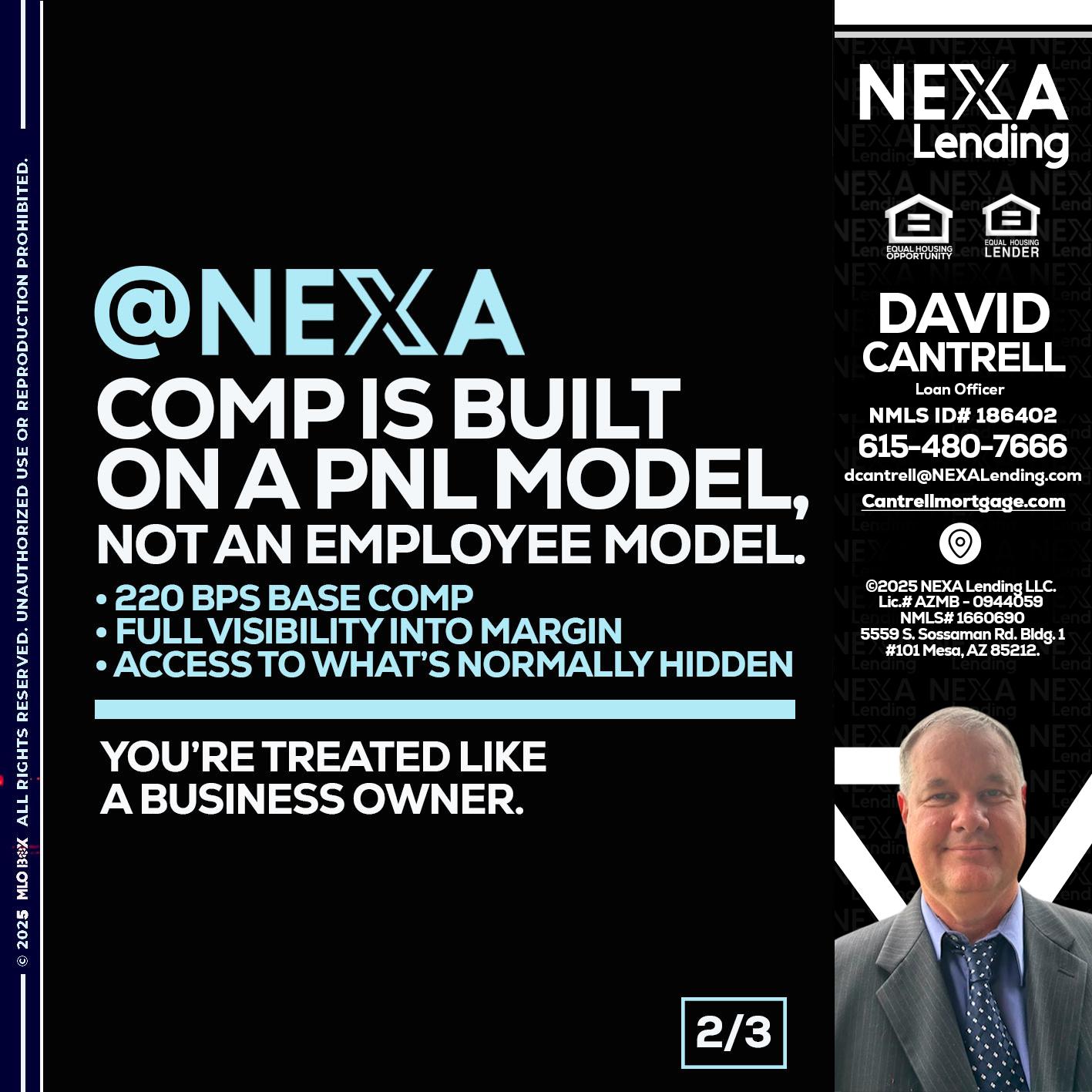 2 OF 3 - David Cantrell -Loan Officer