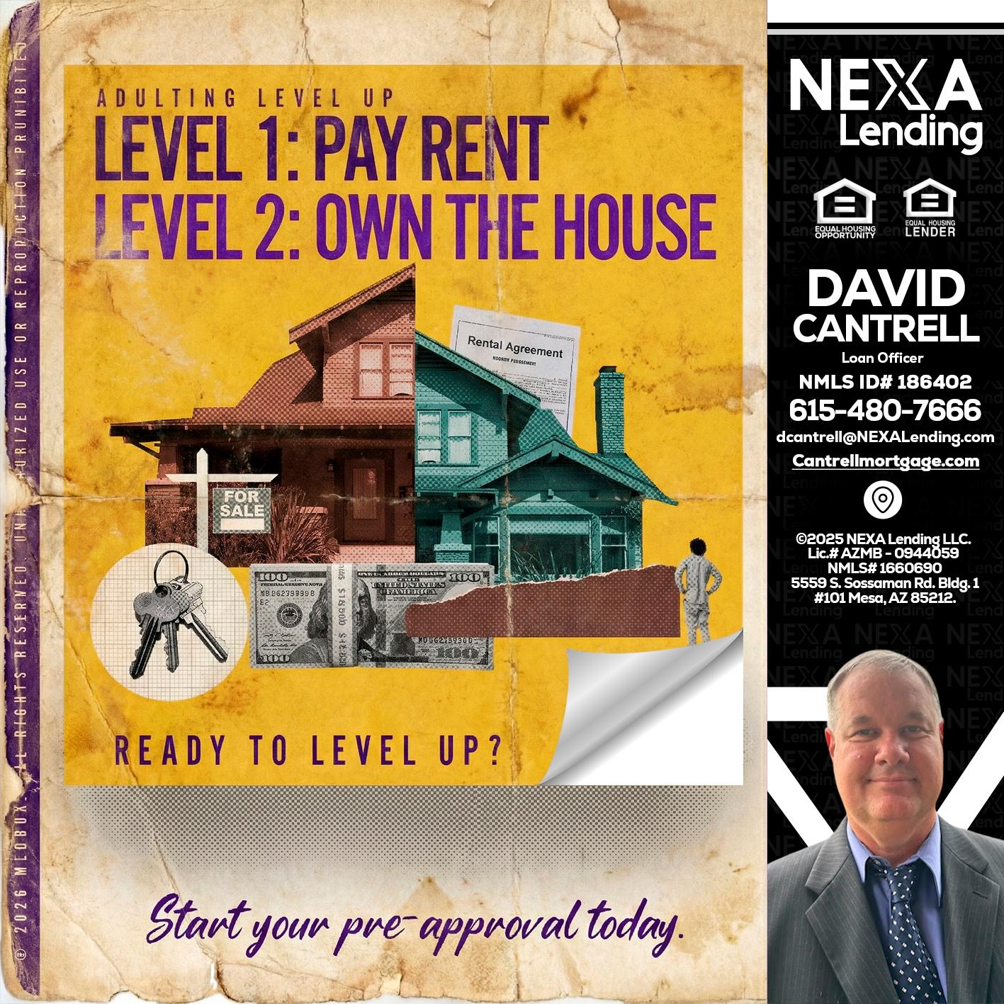 LEVEL 1 - David Cantrell -Loan Officer