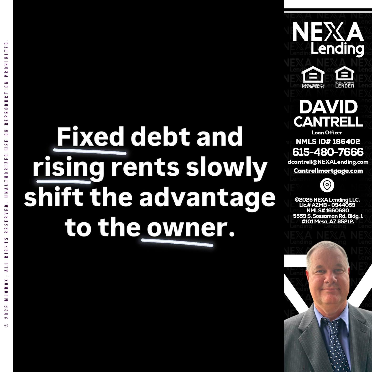 FIXED DEBT - David Cantrell -Loan Officer