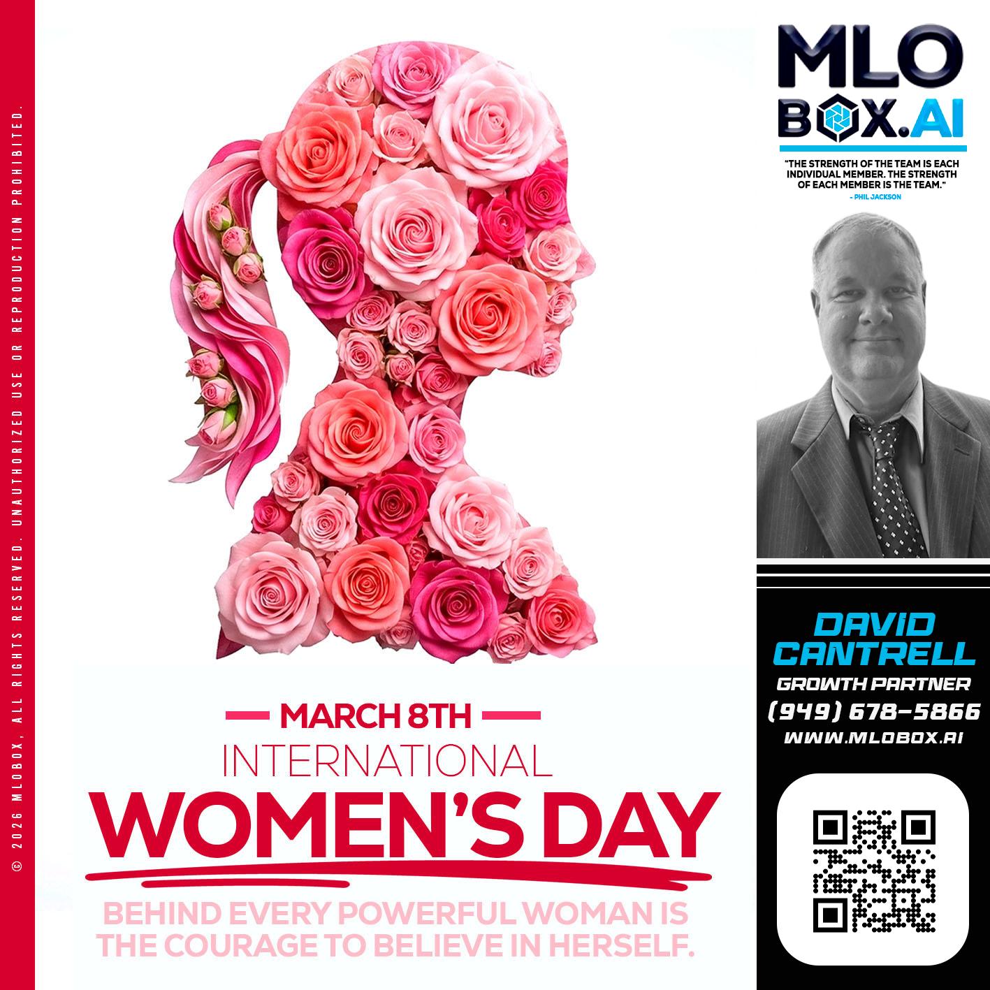 MARCH 8TH - David Cantrell -Loan Officer