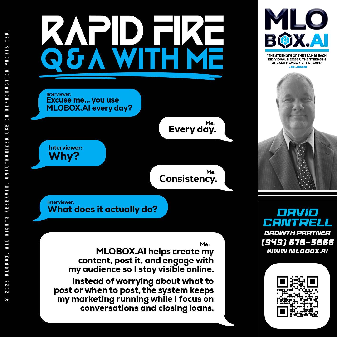 RAPID Q&A - David Cantrell -Loan Officer