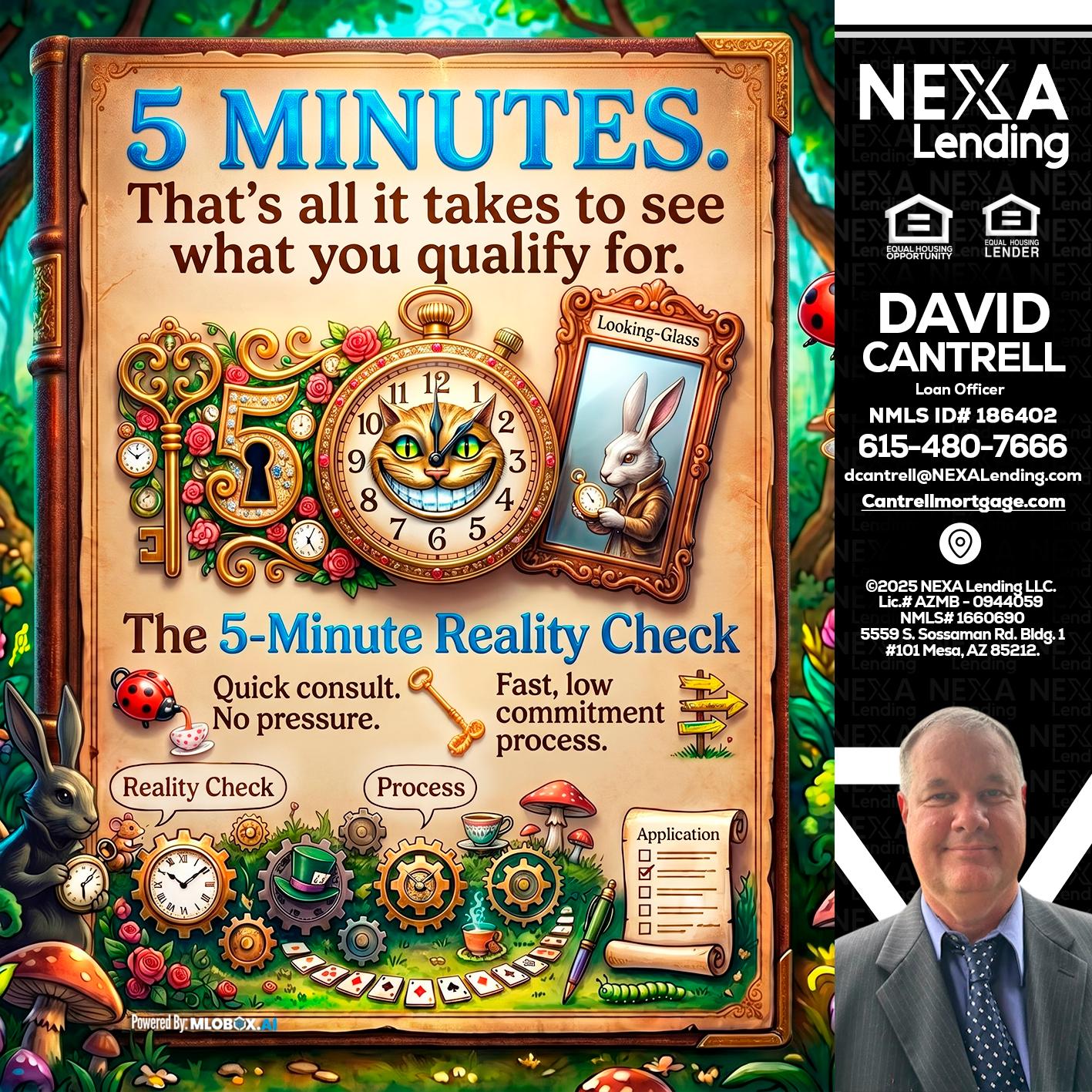 Reality Check! - David Cantrell -Loan Officer