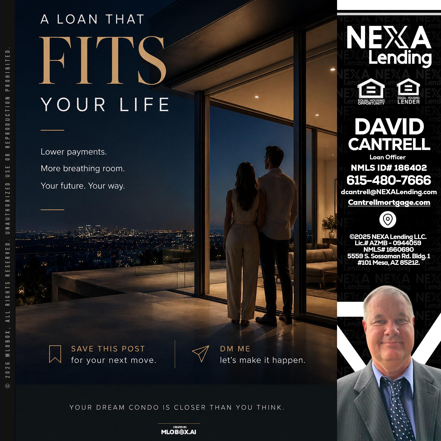 LOANS THAT FIT - David Cantrell -Loan Officer