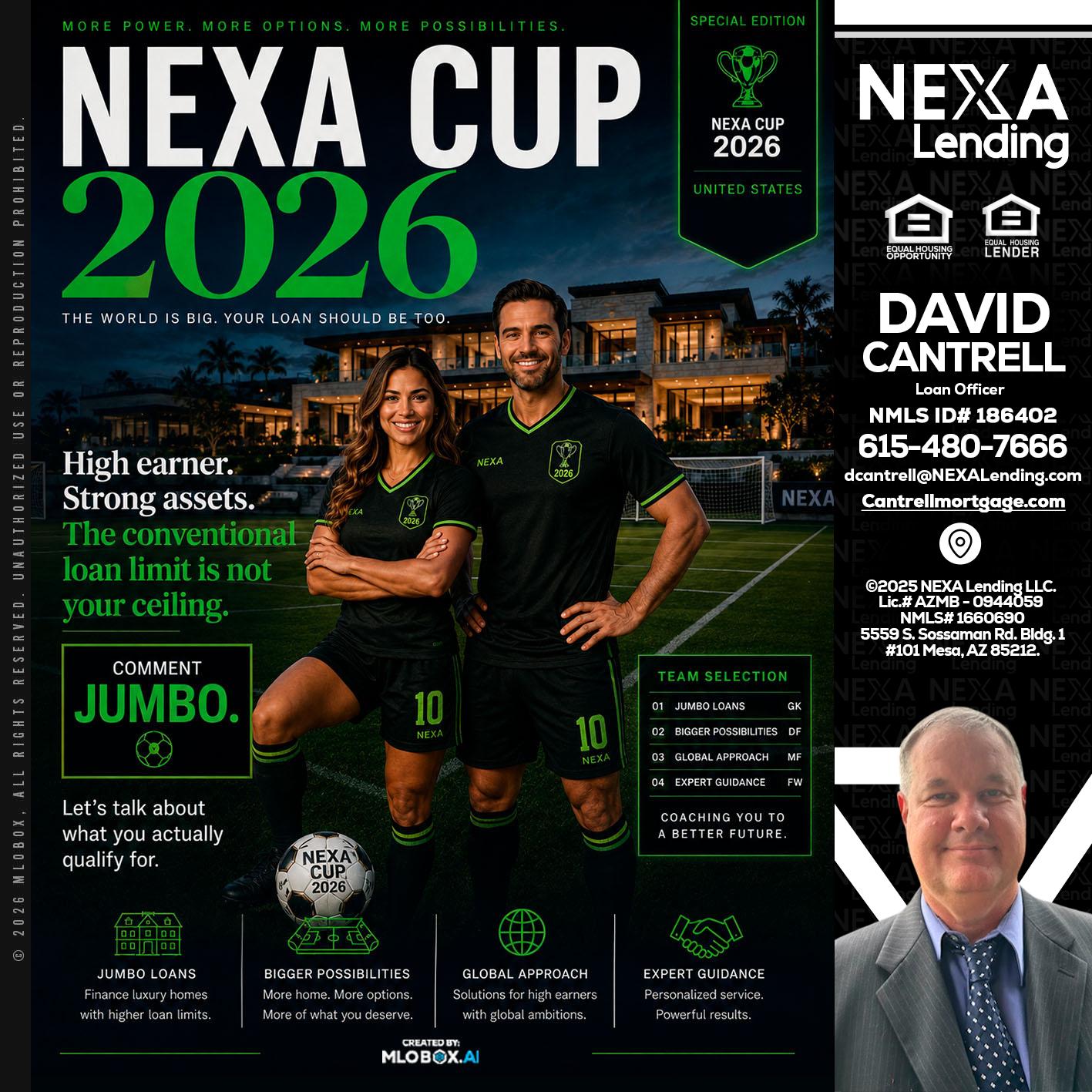 NEXA CUP 2026 - David Cantrell -Loan Officer