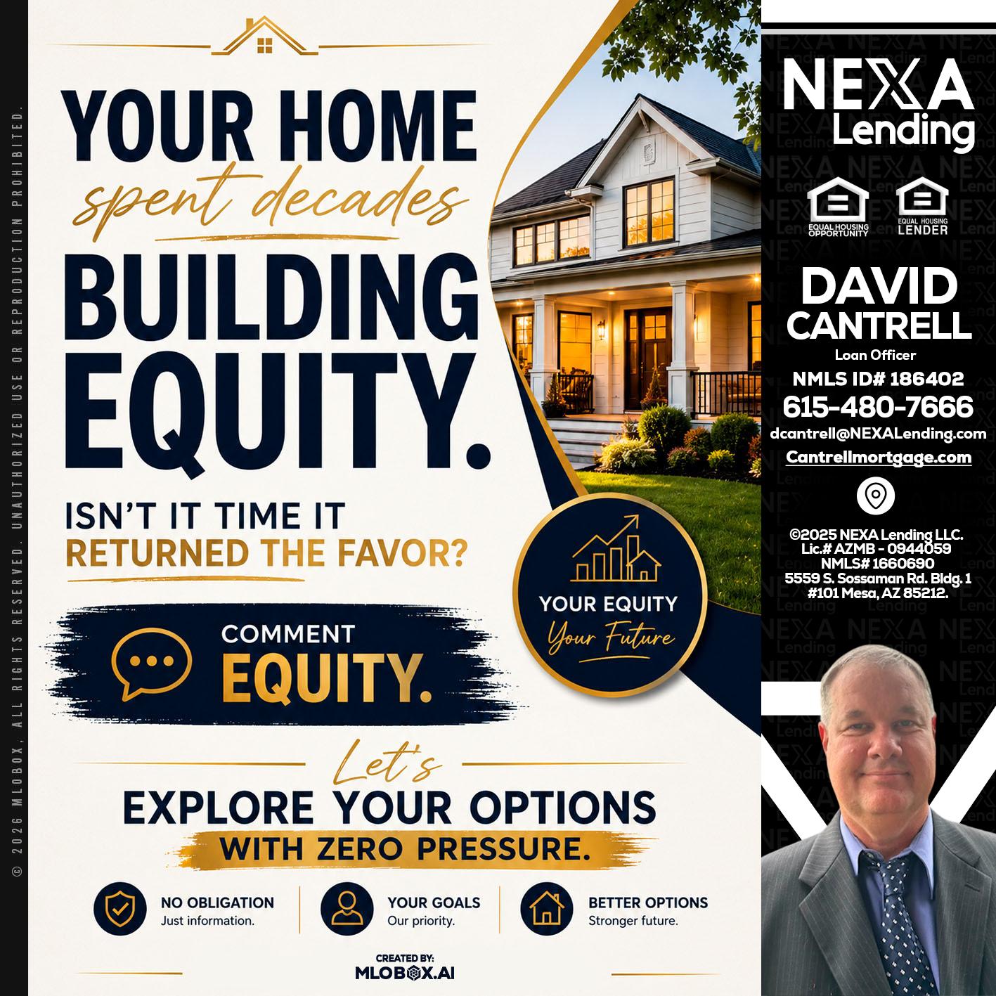 building equity - David Cantrell -Loan Officer