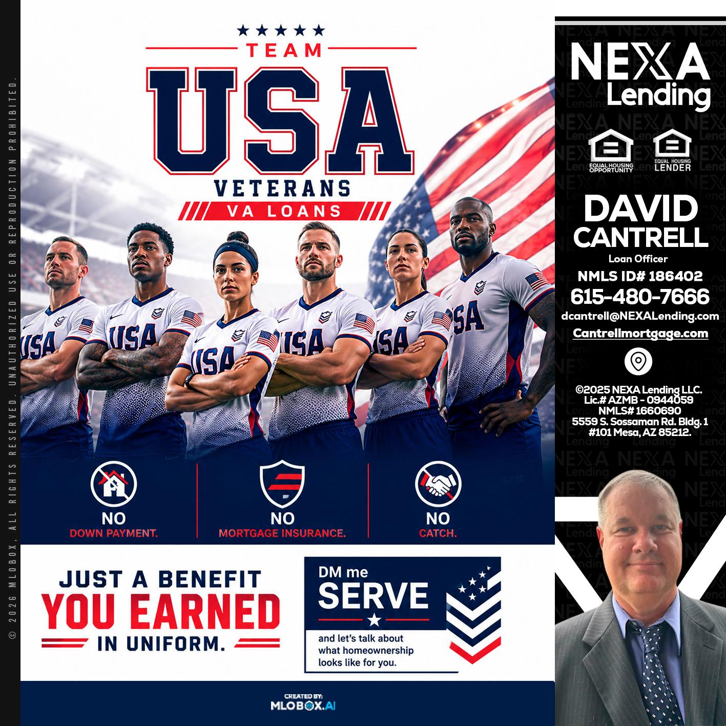 USA TEAM - David Cantrell -Loan Officer