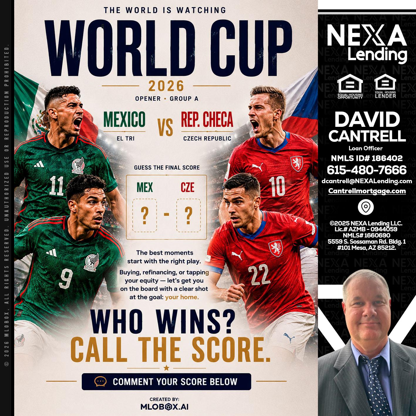 WORLD CUP 2026 - David Cantrell -Loan Officer