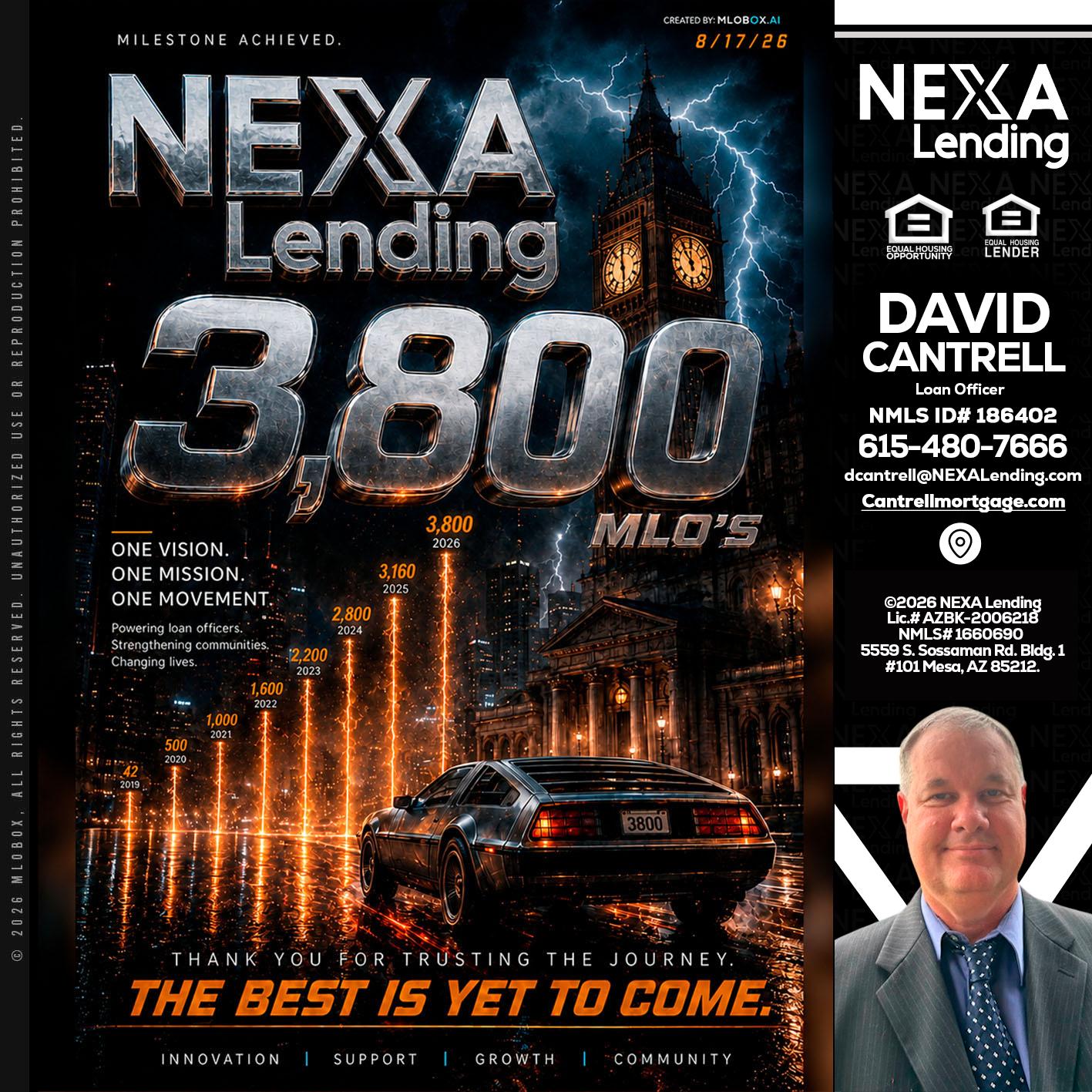 3800 future - David Cantrell -Loan Officer