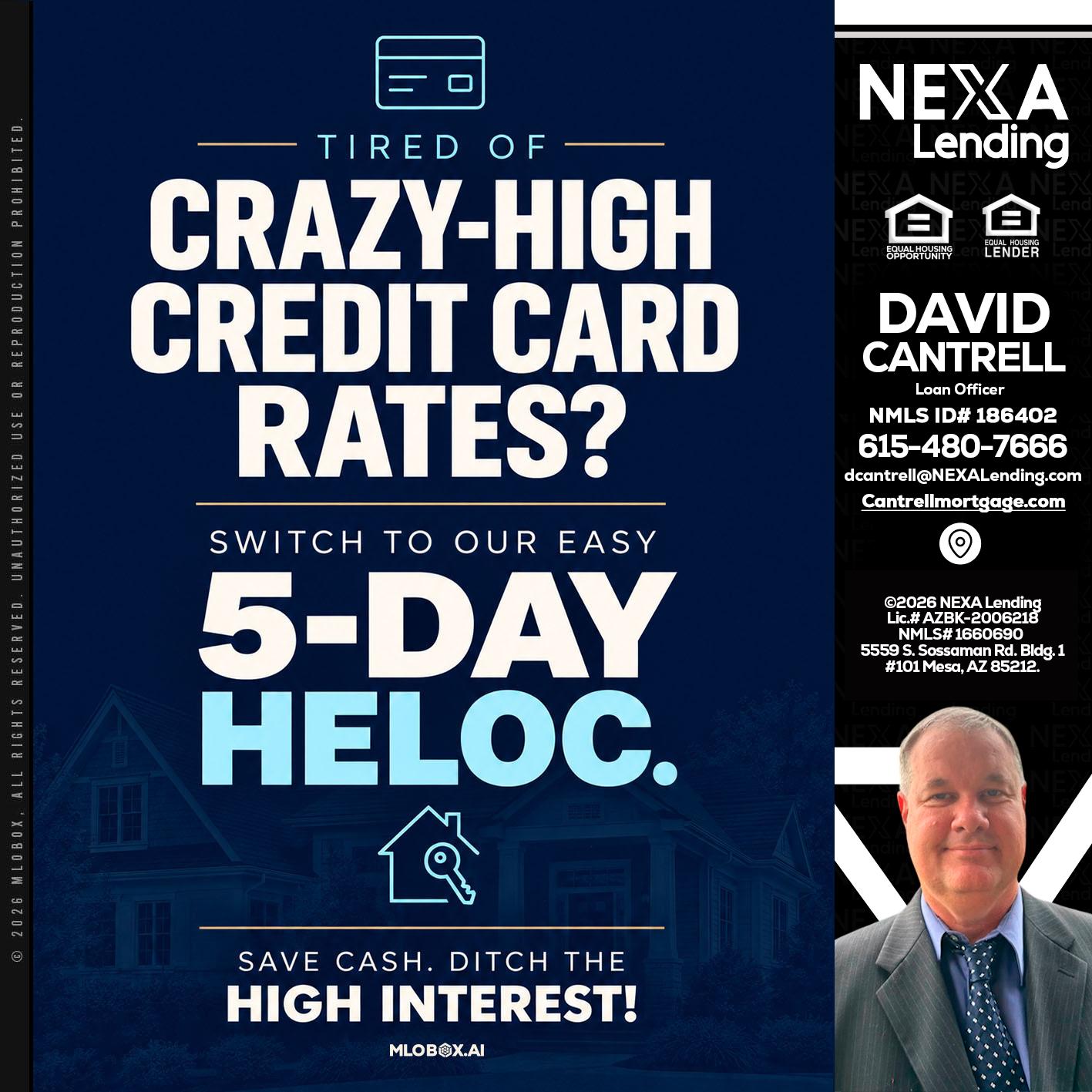 crazy high - David Cantrell -Loan Officer