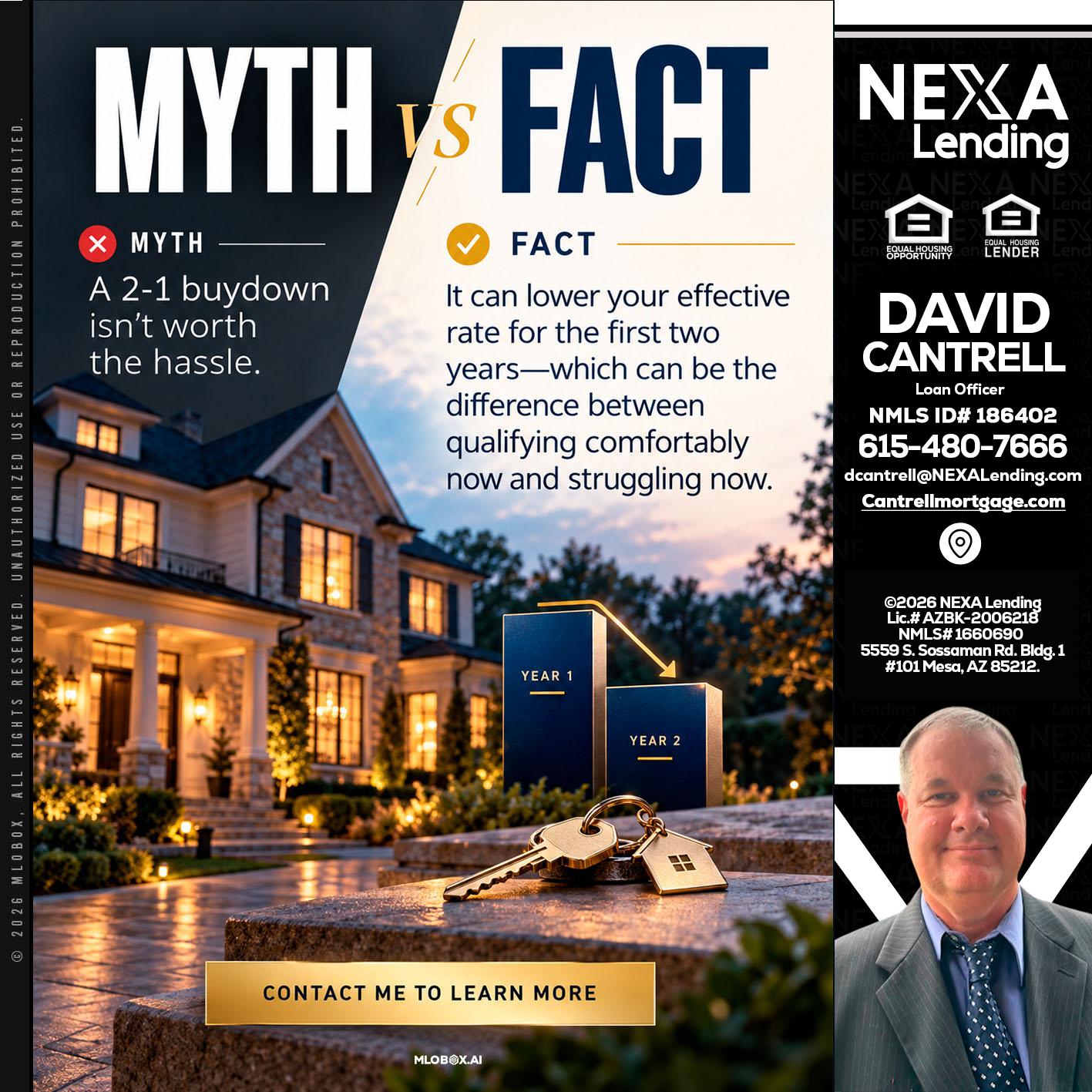 MYTH VS FACT - David Cantrell -Loan Officer